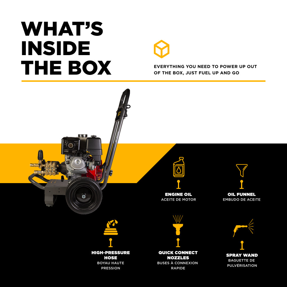 4,200 PSI 4.2 GPM Cold Water Gas Pressure Washer - B4213HCS