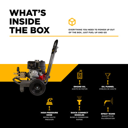 4,200 PSI 4.2 GPM Cold Water Gas Pressure Washer - B4213HCS