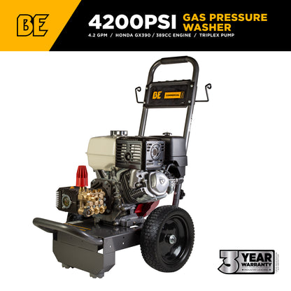 4,200 PSI 4.0 GPM Cold Water Gas Pressure Washer - B4213HC