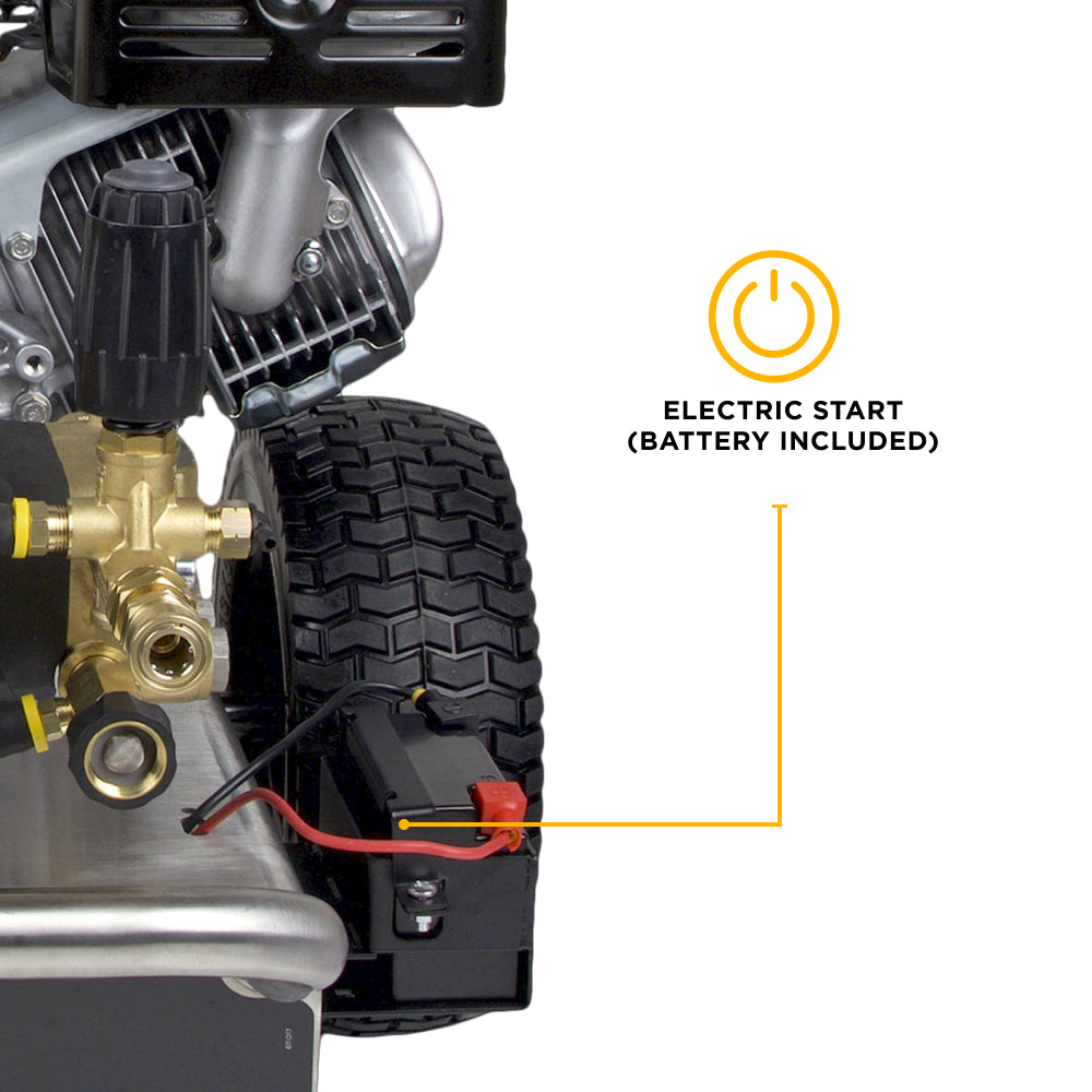 4,200 PSI 4.2 GPM Cold Water Gas Pressure Washer with Honda GX390