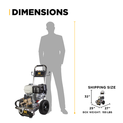 4200PSI 4.2GPM Cold Water Gas Pressure Washer - B4213HSCS