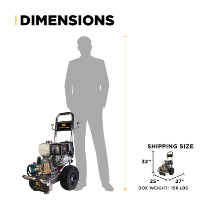 4,200 PSI 4.2 GPM Cold Water Gas Pressure Washer - B4213HSJS