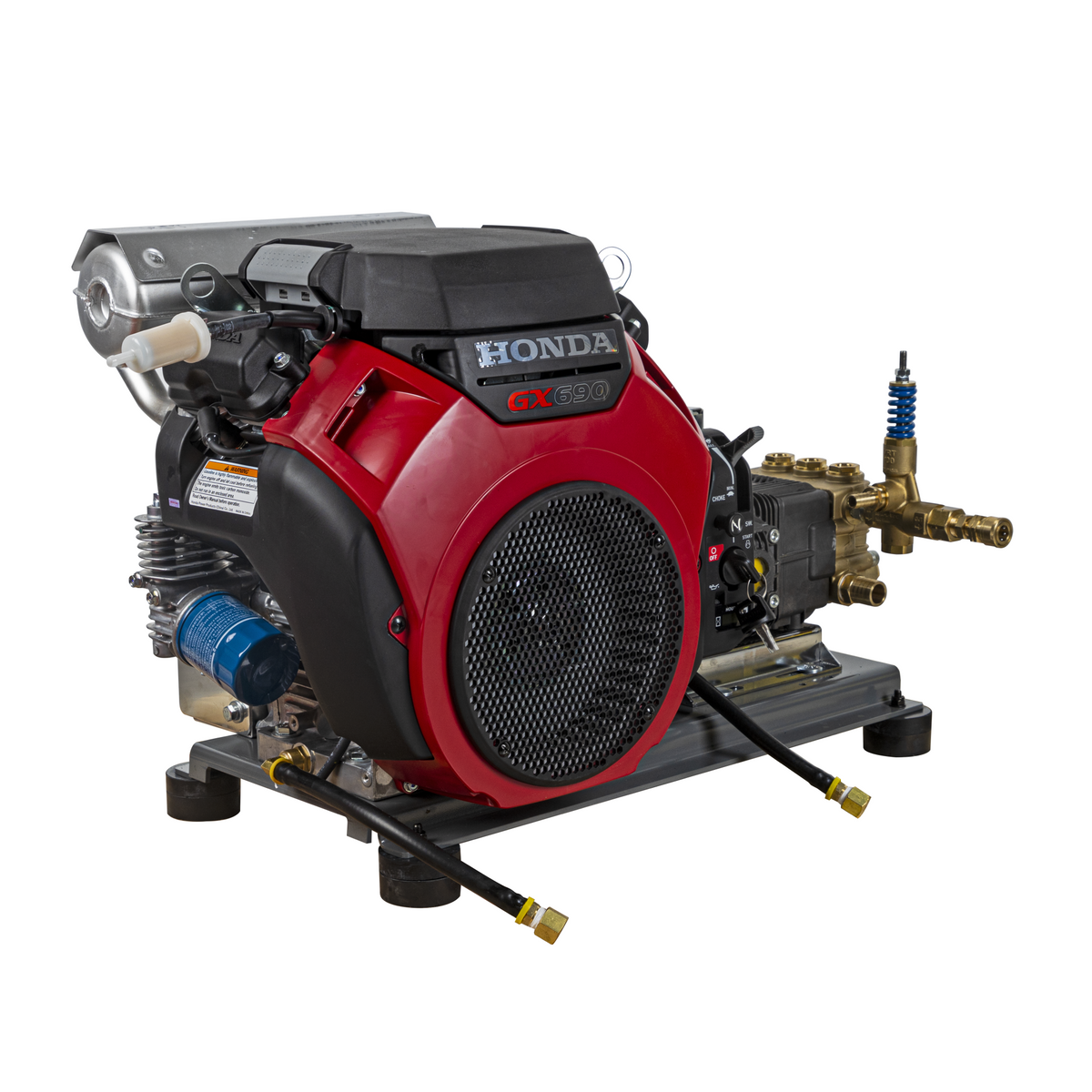 4,200 PSI 8.5 GPM Truck Mount Cold Water Gas Pressure Washer with