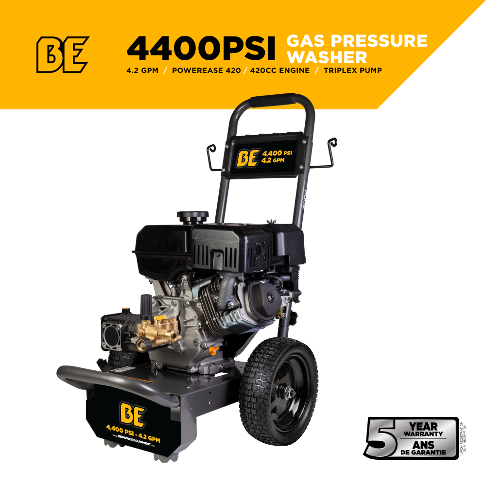 4400PSI 4.2GPM Cold Water Gas Pressure Washer - B4415PA