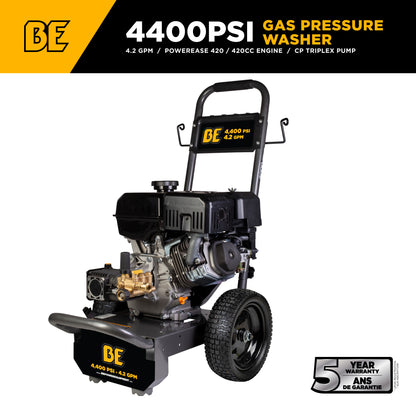 4,400 PSI 4.2 GPM Cold Water Gas Pressure Washer - B4415PA