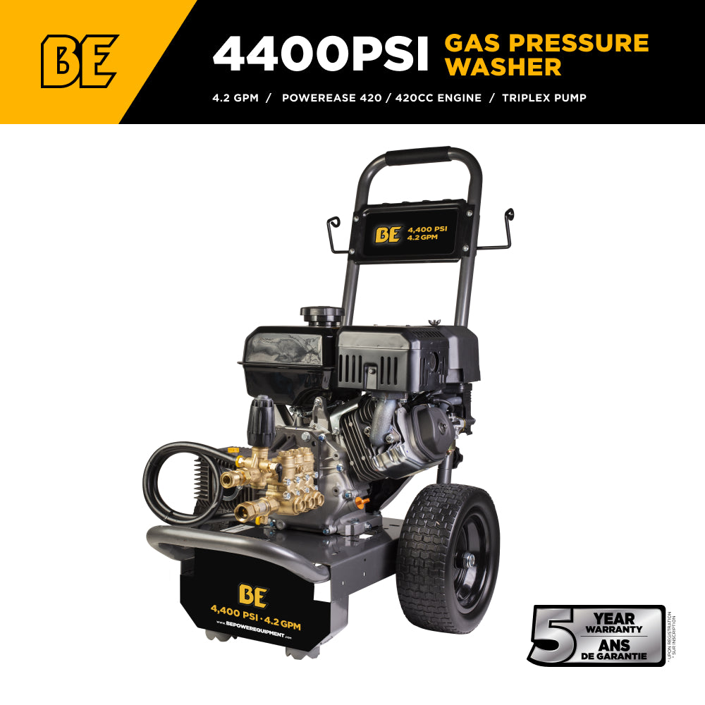 4,400 PSI 4.2 GPM Cold Water Gas Pressure Washer - B4415PCS