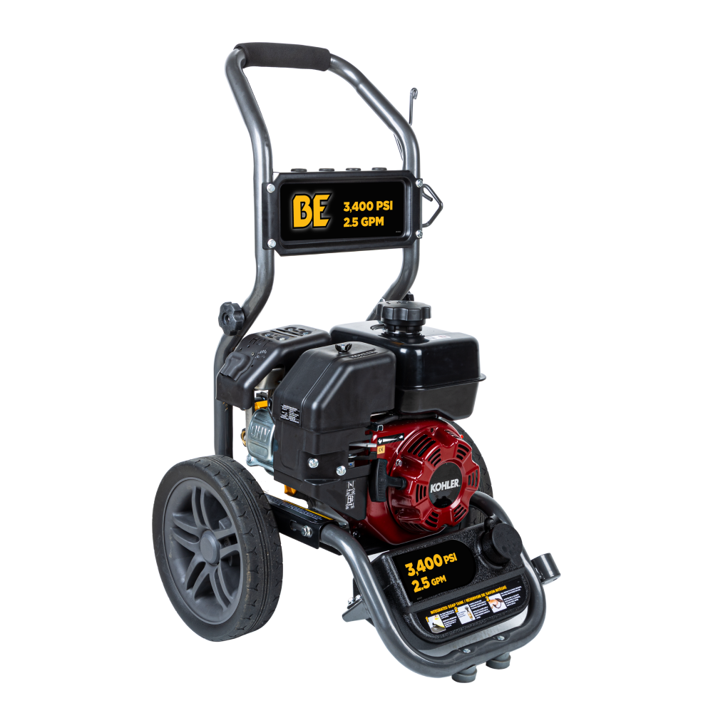 3400PSI 2.5GPM Cold Water Gas Pressure Washer - BE3465KX