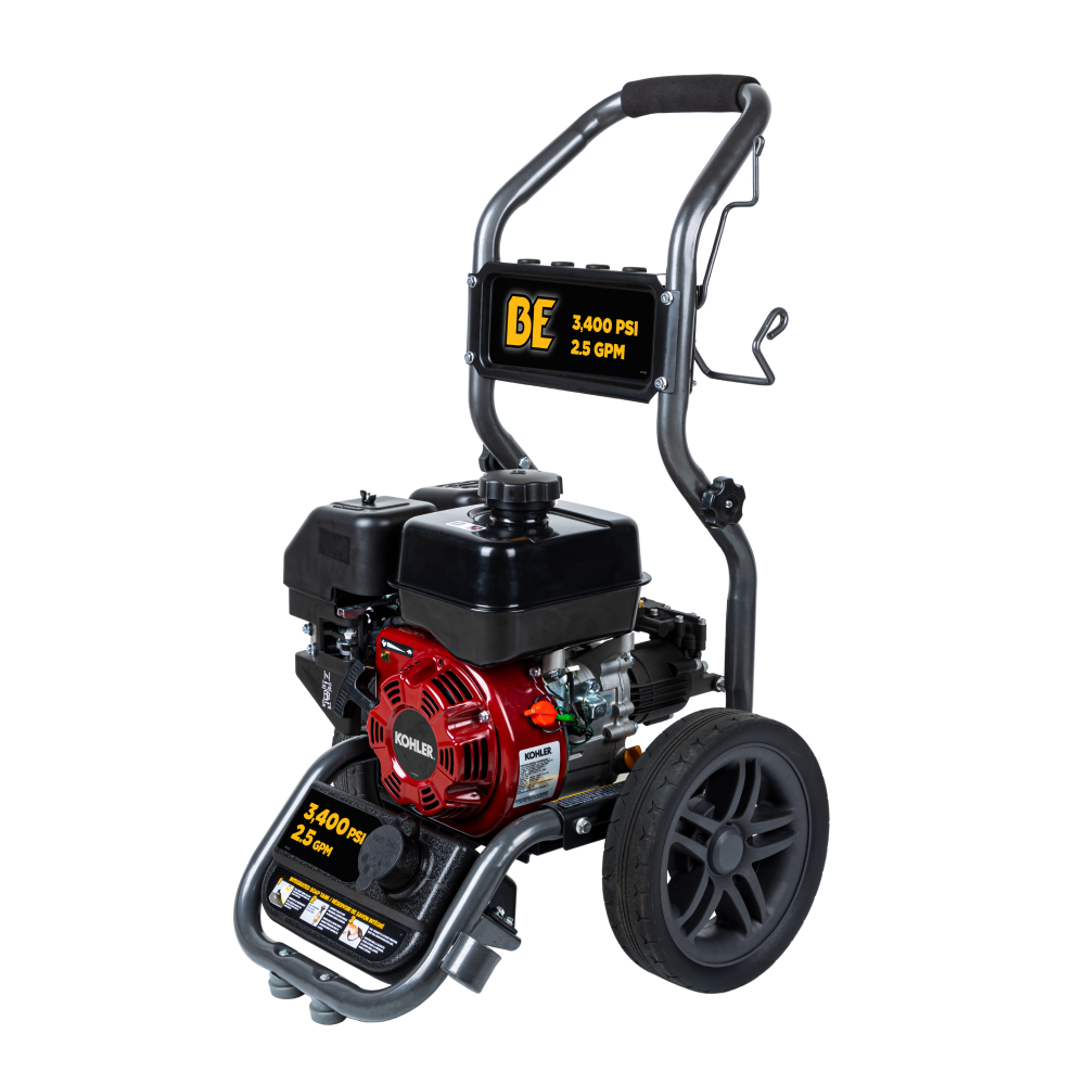 3400PSI 2.5GPM Cold Water Gas Pressure Washer - BE3465KX