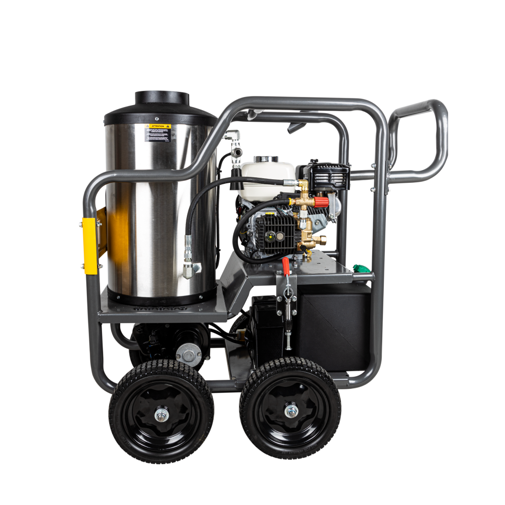 3000PSI 3.0GPM Hot Water Pressure Washer with Honda GX200 Engine and General Triplex Pump - HW2765HG