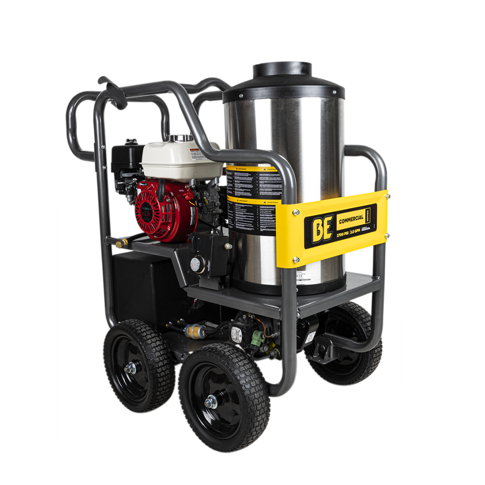 3000PSI 3.0GPM Hot Water Pressure Washer with Honda GX200 Engine and General Triplex Pump - HW2765HG