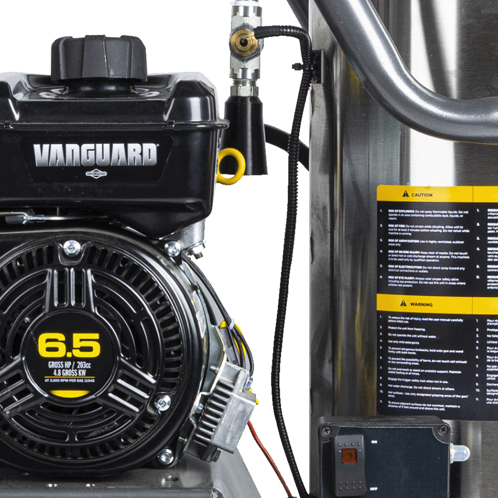 2,700 PSI - 3.0 GPM Hot Water Pressure Washer with Vanguard 200 Engine and AR Triplex Pump - HW2765VA