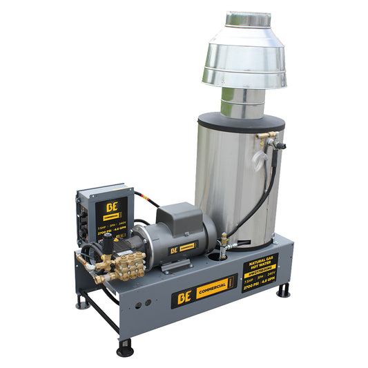 2,700 PSI 4.6 GPM 7.5 HP Hot Water Pressure Washer with Baldor Motor and AR Triplex Pump - HW2775E1CNG