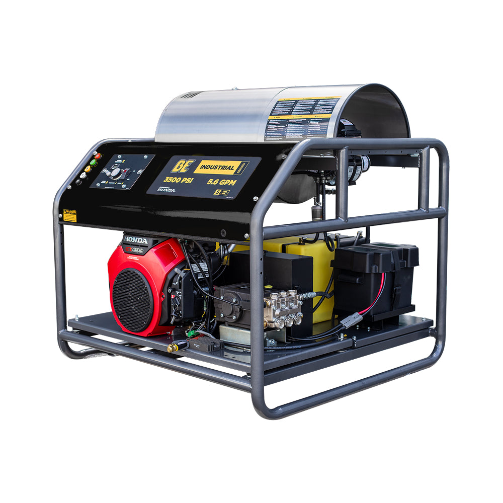 Nettoyeur haute pression à eau chaude 3 000 PSI, 8 GPM, avec moteur Honda GX690 et pompe triplex General - HW3024HG12V