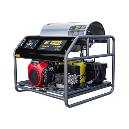 Nettoyeur haute pression à eau chaude 3 000 PSI, 8 GPM, avec moteur Honda GX690 et pompe triplex General - HW3024HG12V