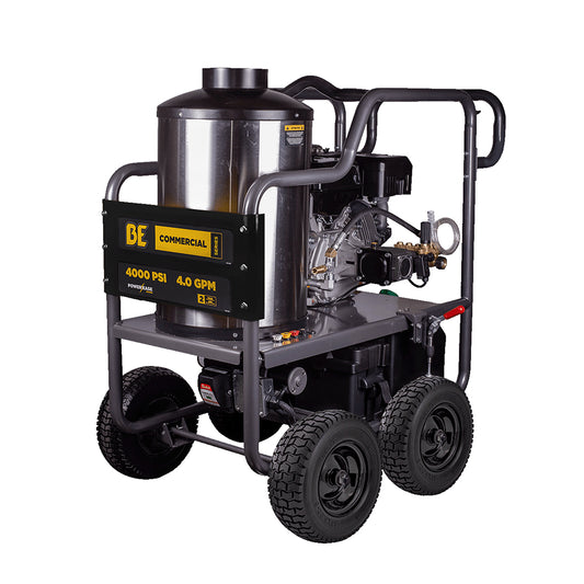 Nettoyeur haute pression à eau chaude de 4 000 PSI - 4,0 GPM avec moteur Powerease 420 et pompe AR Triplex