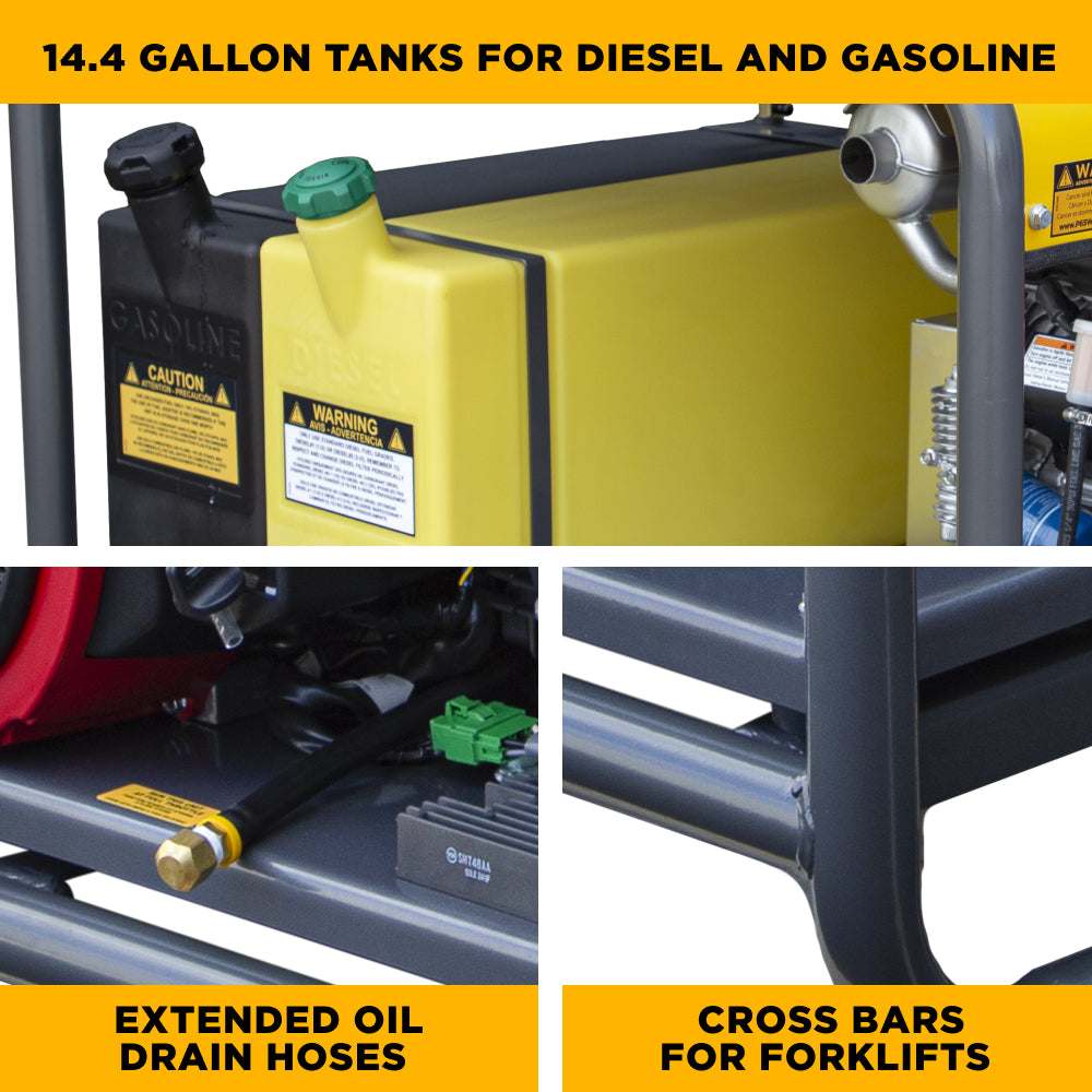 4,000 PSI - 5.5 GPM Hot Water Pressure Washer with Honda GX690 Engine and AR Triplex Pump - HW4024HA12V