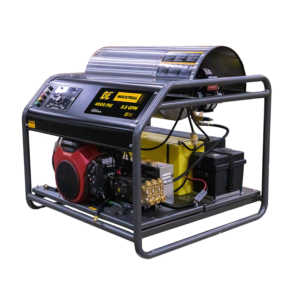 4,000 PSI - 5.5 GPM Hot Water Pressure Washer with Honda GX690 Engine and AR Triplex Pump - HW4024HA12V