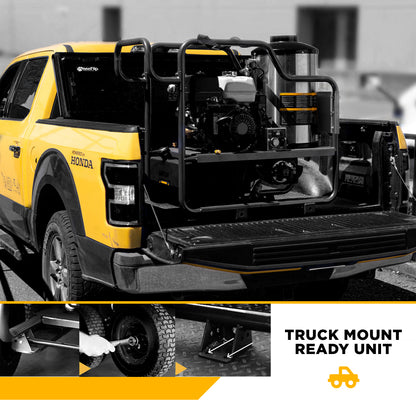 4,400 PSI - 4.2 GPM Hot Water Pressure Washer with Powerease 420 Engine and CP Triplex Pump - HW4415PA