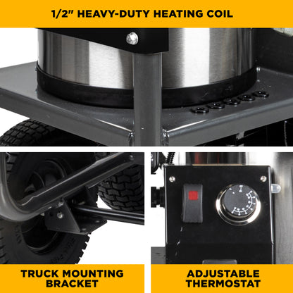 4,400 PSI - 4.2 GPM Hot Water Pressure Washer with Powerease 420 Engine and CP Triplex Pump - HW4415PA