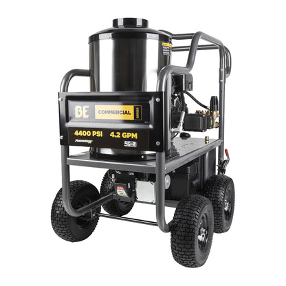 4,400 PSI - 4.2 GPM Hot Water Pressure Washer with Powerease 420 Engine and CP Triplex Pump - HW4415PA