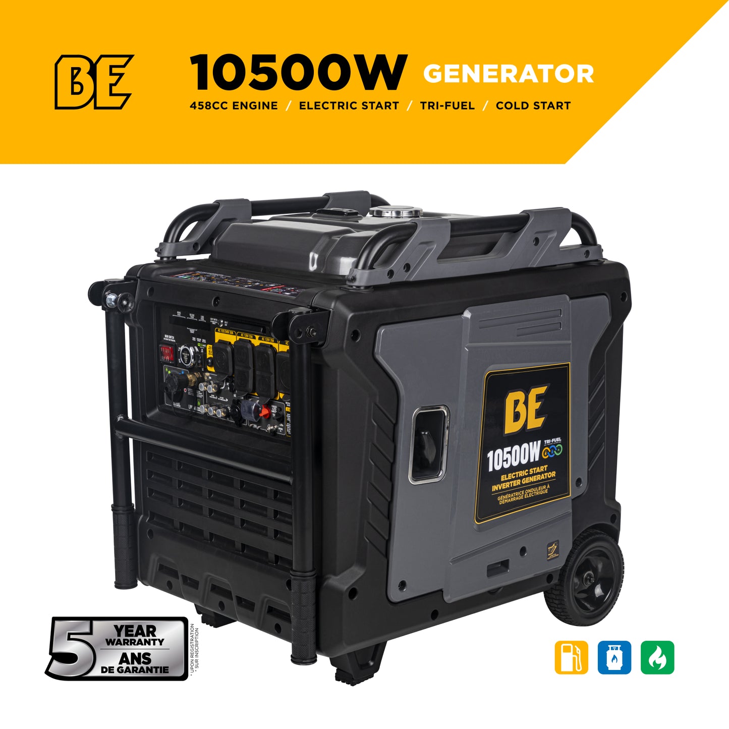 10,500 Watt Digital Inverter Generator - BE10500IT