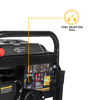 12,500 Watt Tri-Fuel Generator - BE12500T