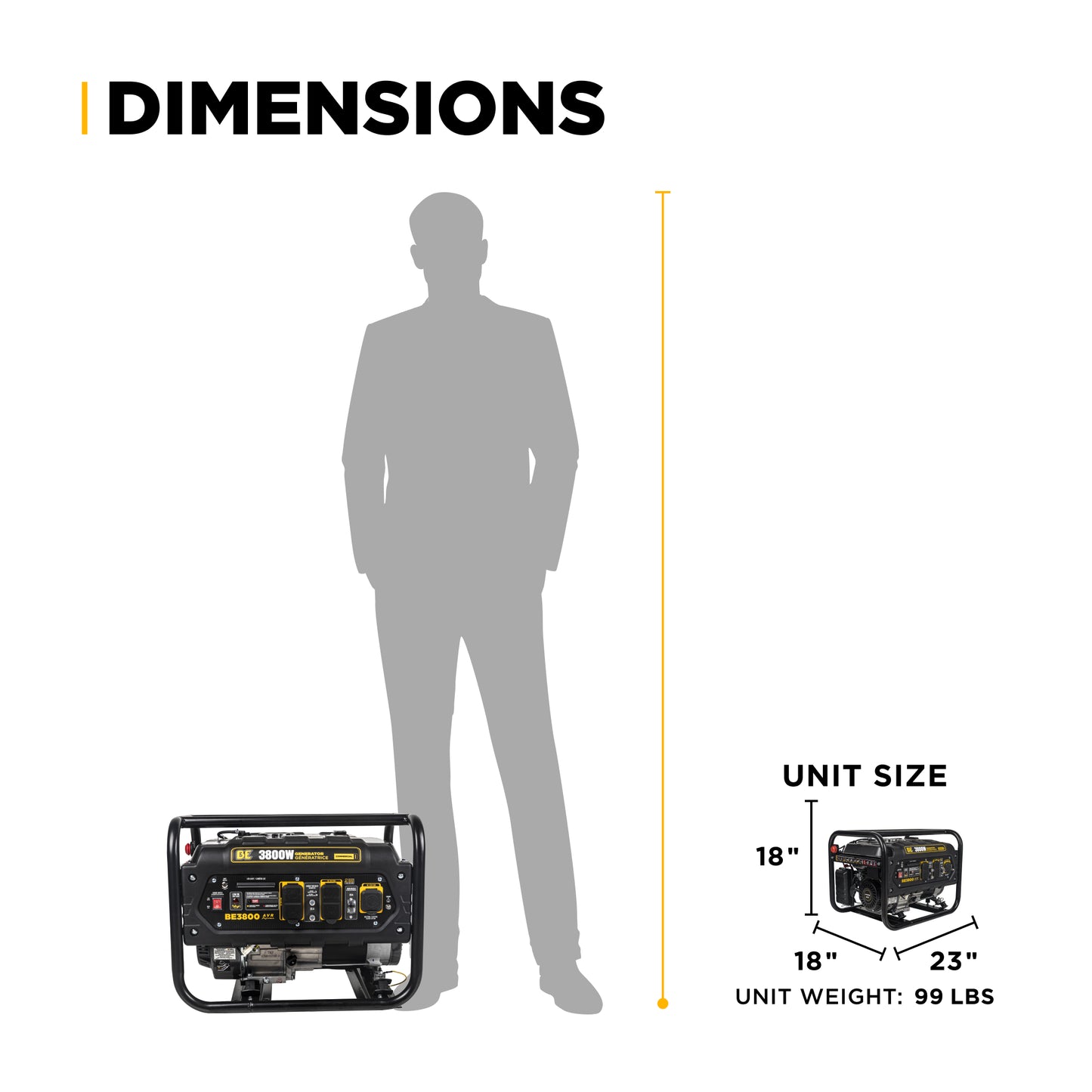 3,800 Watt Generator