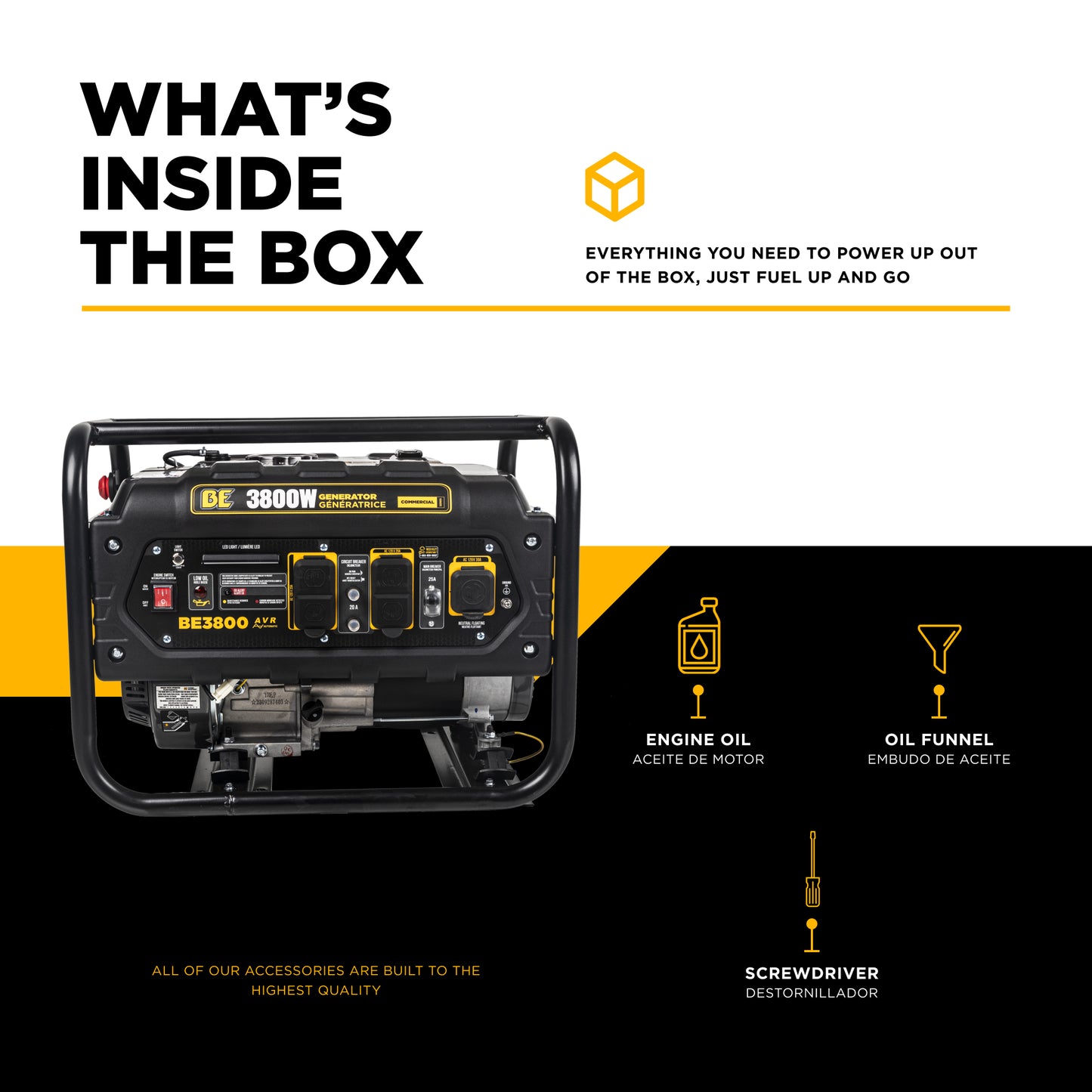 3,800 Watt Generator