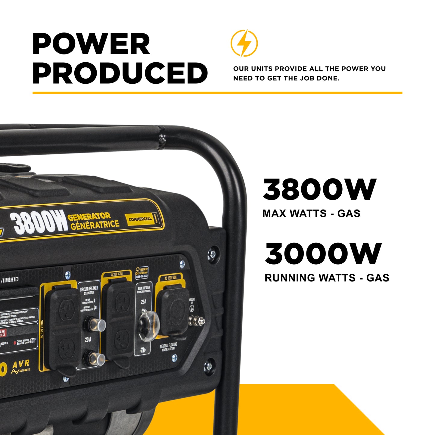 3,800 Watt Generator
