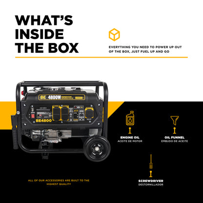4,800 Watt Generator - BE4800