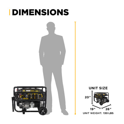 7,000 Watt Generator - BE7000