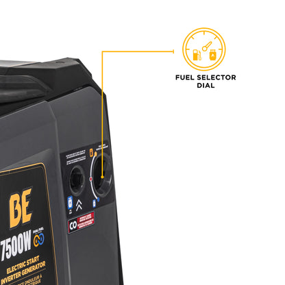 Générateur à onduleur numérique de 7 500 watts