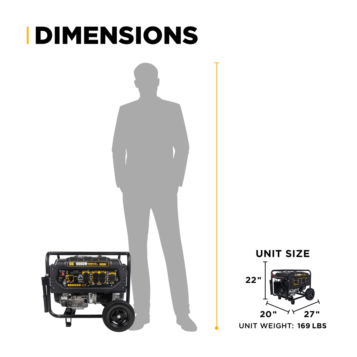 9,000 Watt Generator - BE9000