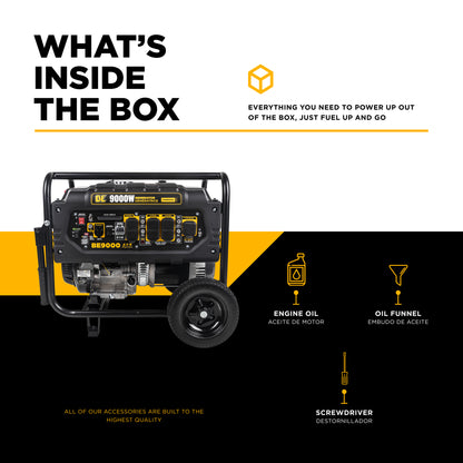 9,000 Watt Generator - BE9000