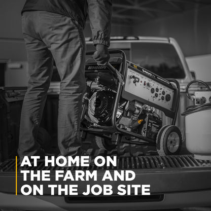 9,400 Watt Dual Fuel Electric Start Generator