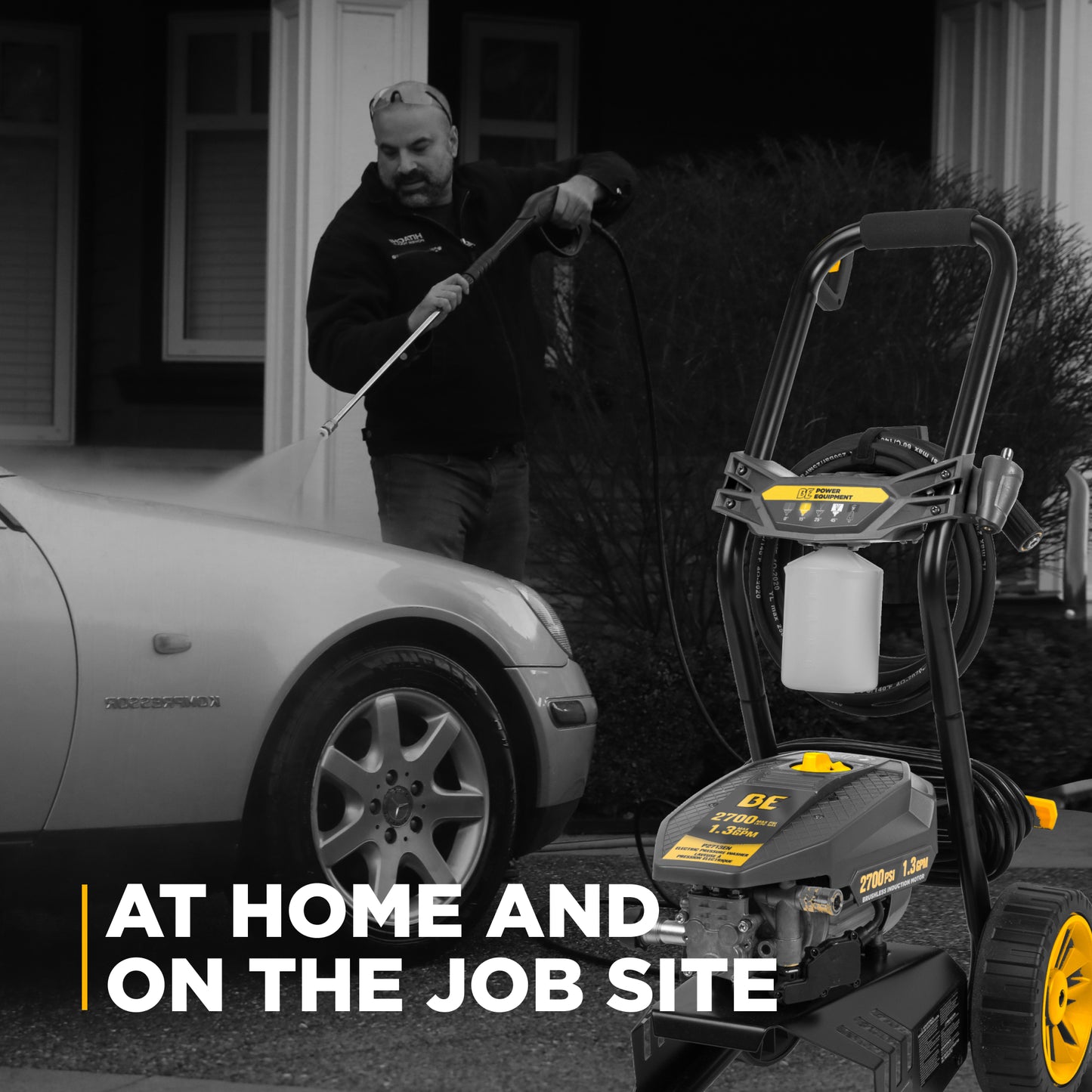 Nettoyeur haute pression électrique 2 700 PSI - 1,3 GPM avec pompe axiale AR