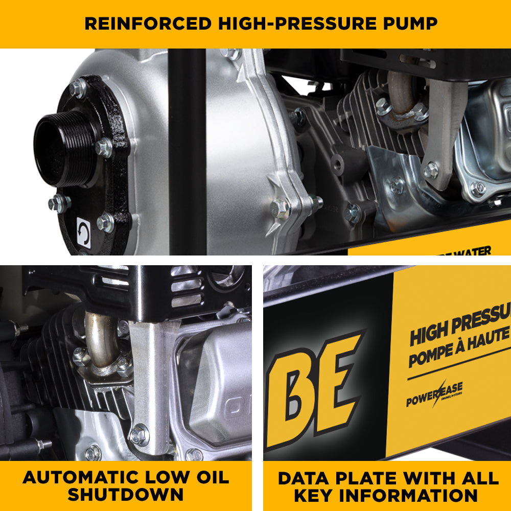 2" High-Pressure Water Transfer Pump with Kohler SH270 Engine