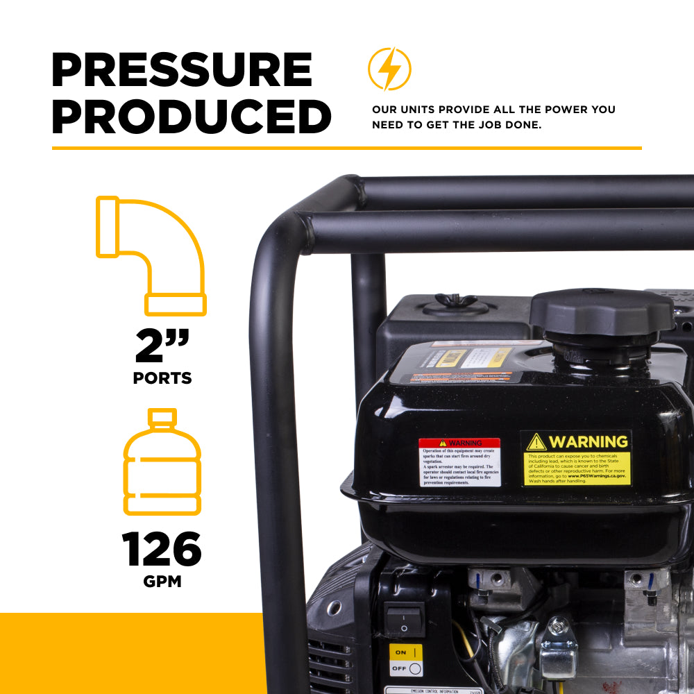 2" High-Pressure Water Transfer Pump with Powerease 225 Engine