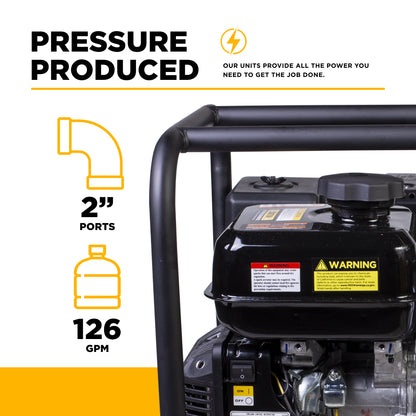 2" High-Pressure Water Transfer Pump with Powerease 225 Engine