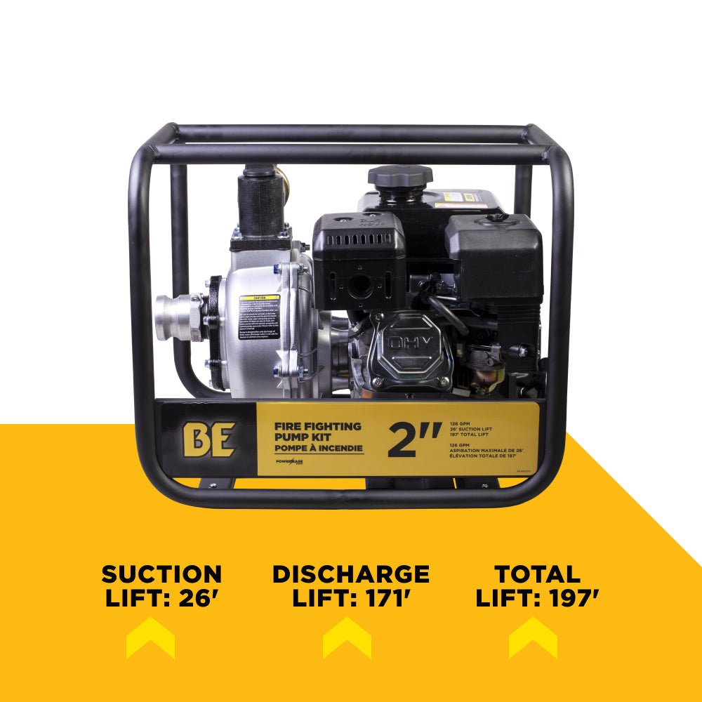 2" High-Pressure Water Transfer Pump with Powerease 225 Engine