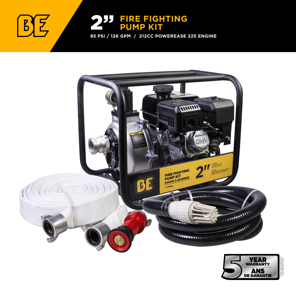 2" Firefighting Water Pump with Powerease 225 Engine