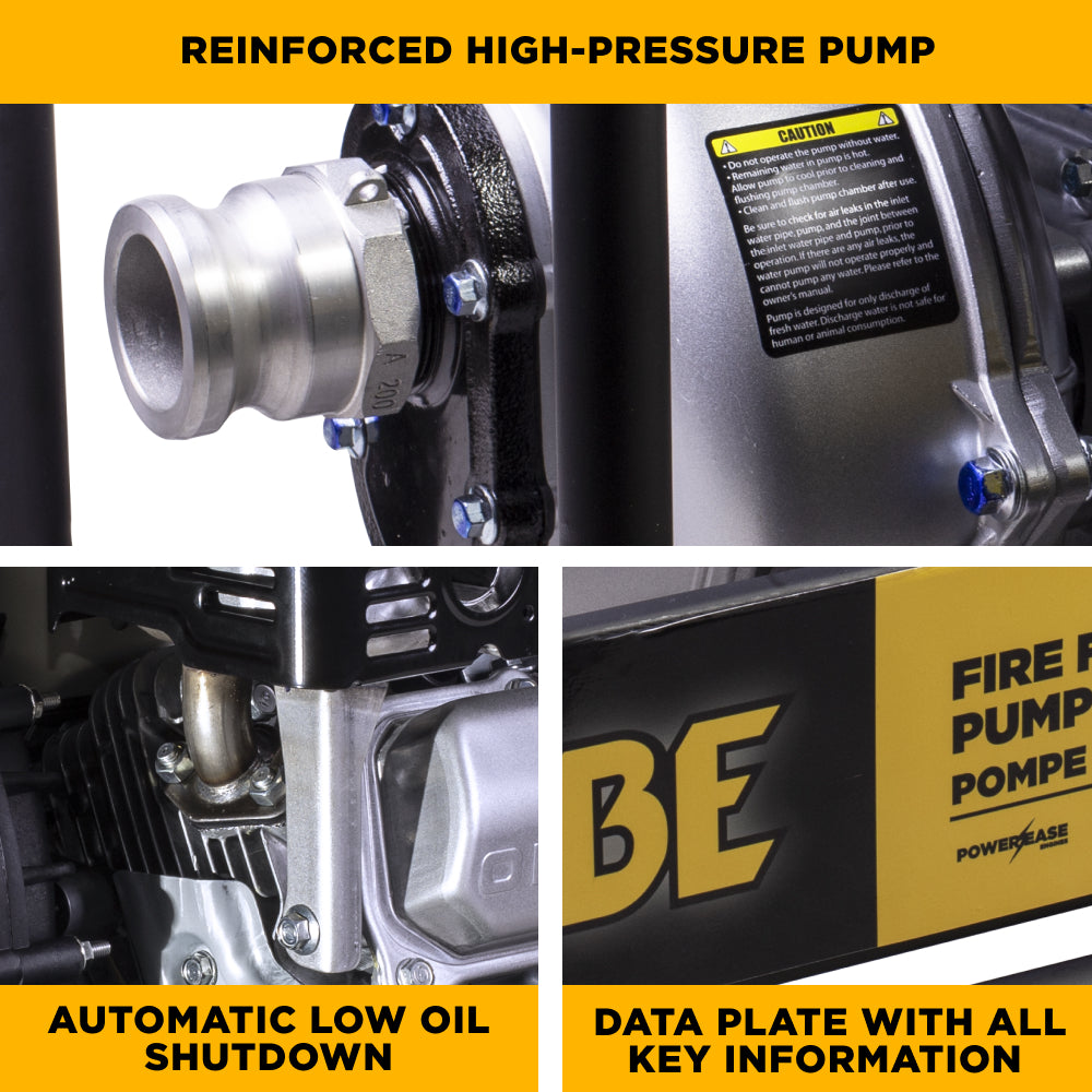 2" Firefighting Water Pump with Powerease 225 Engine