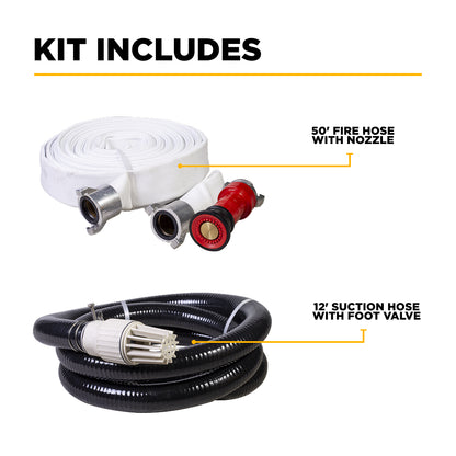 2" Firefighting Water Pump with Powerease 225 Engine