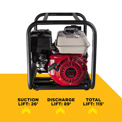 2" Chemical Transfer Pump with Honda GX200 Engine