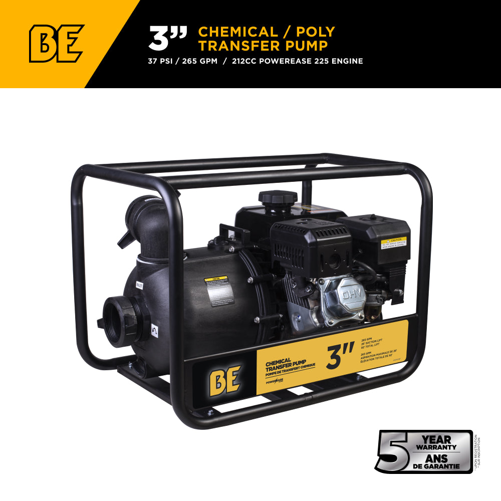 3" Chemical Transfer Pump with Powerease 225 Engine