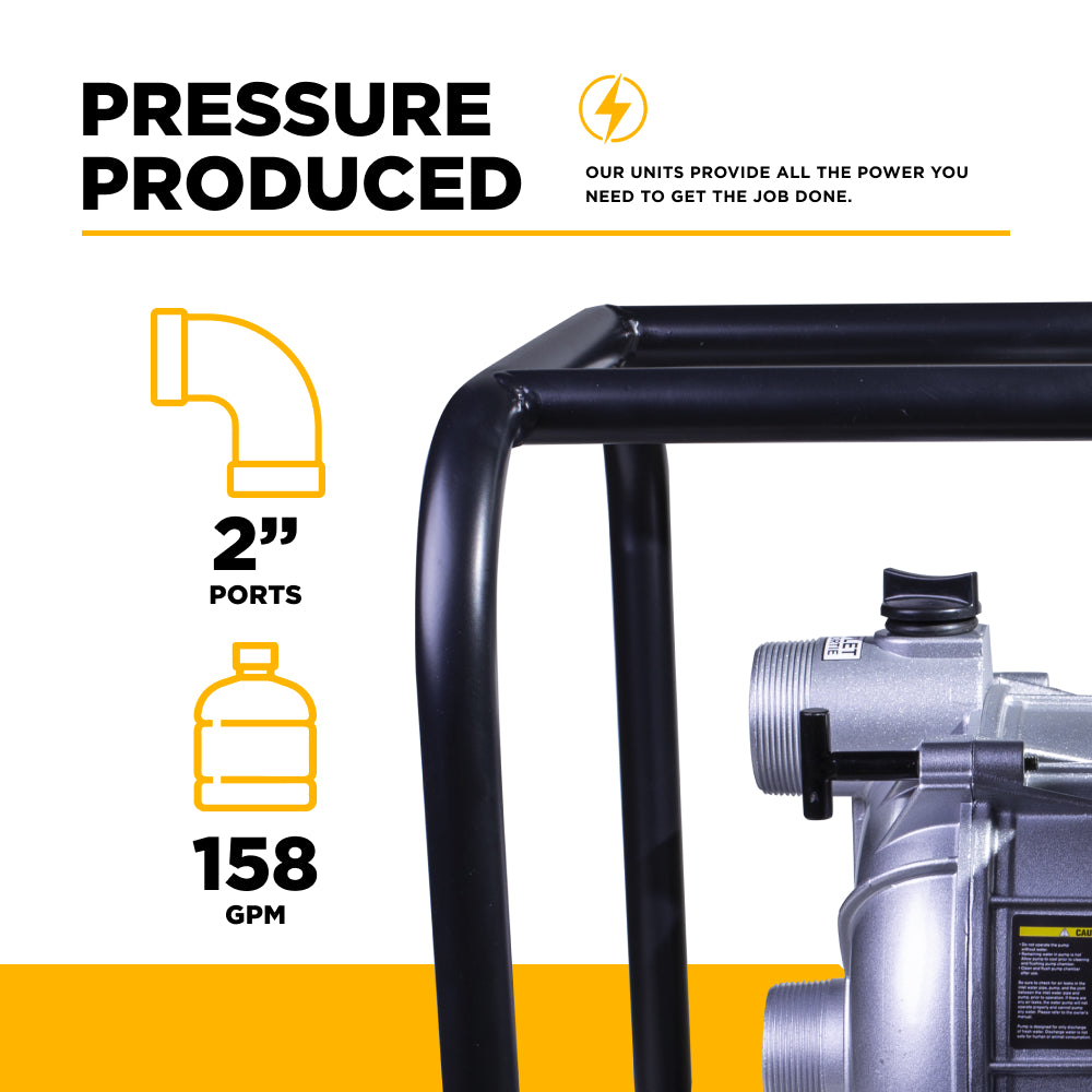 2" Semi-Trash Transfer Pump with Honda GX200 Engine