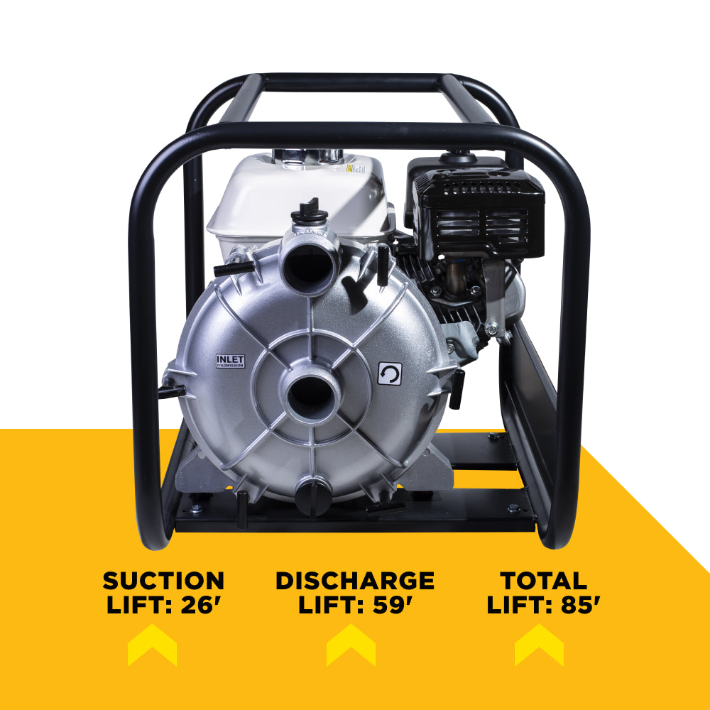 2" Semi-Trash Transfer Pump with Honda GX200 Engine