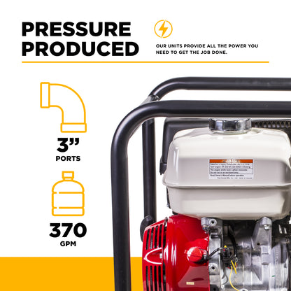 3"-Trash Transfer Pump with Honda GX390 Engine
