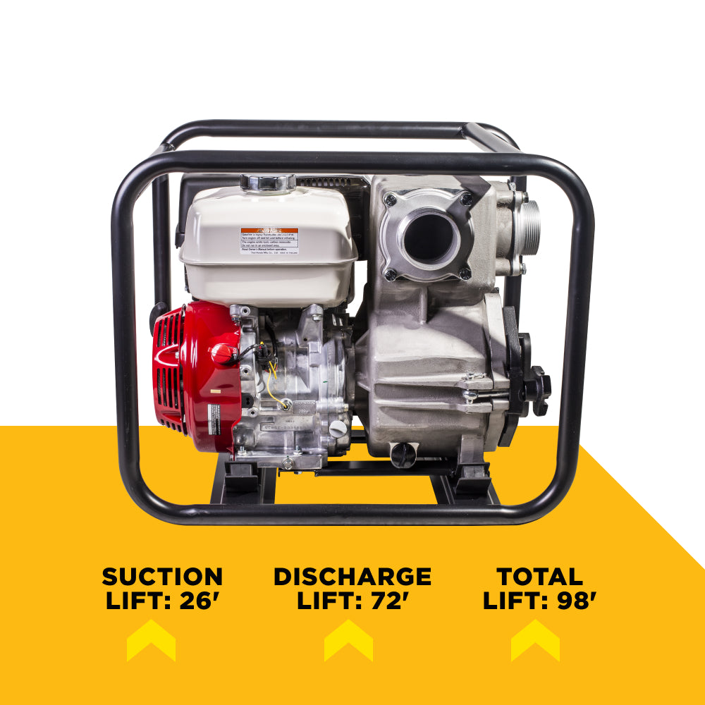 3"-Trash Transfer Pump with Honda GX390 Engine