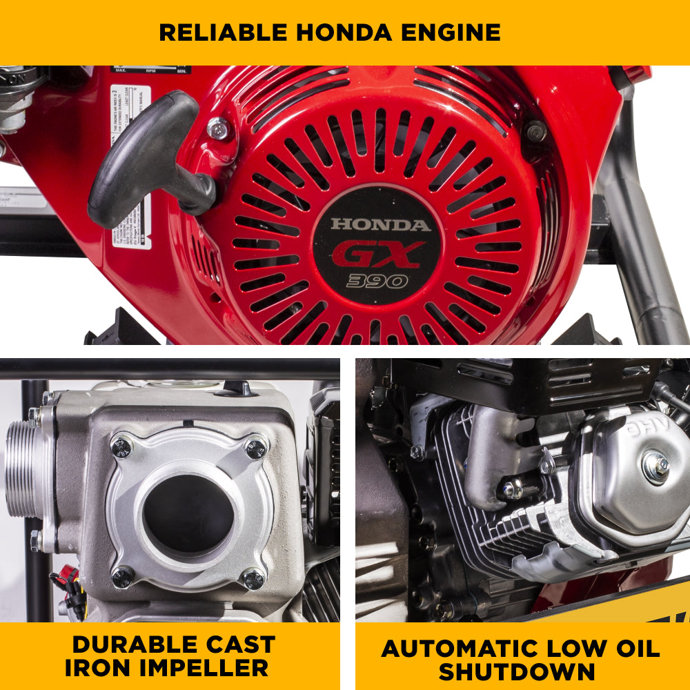 3"-Trash Transfer Pump with Honda GX390 Engine